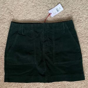 Forest green corduroy urban outfitters miniskirt